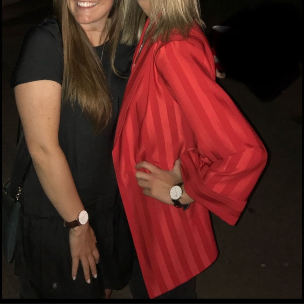 Red blazer